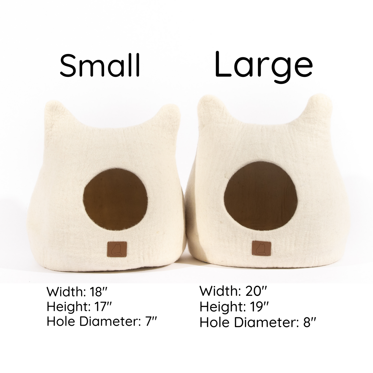 Eucalyptus Green Wool Cat Cave